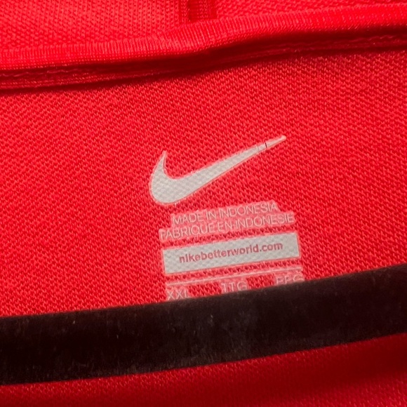 Nike Men’s Red & White Track Jacket Size XXL - Picture 2 of 7